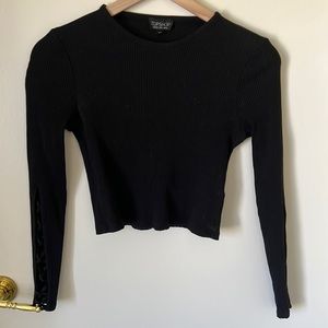 Topshop cropped long sleeve